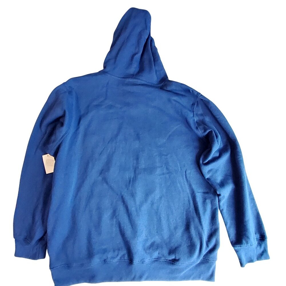 Mickey Mouse Blue Hoodie With Colorful Lettering drawstring hood Front graphicXL - Picture 2 of 8